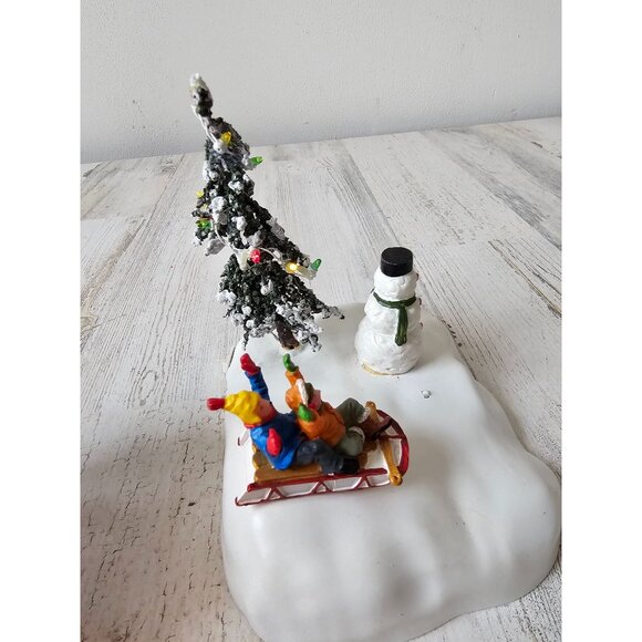 Lemax AS IS flooding light up tree snowman village accessory Xmas tree - Picture 4 of 7